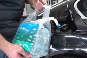 Foto van een zak adblue